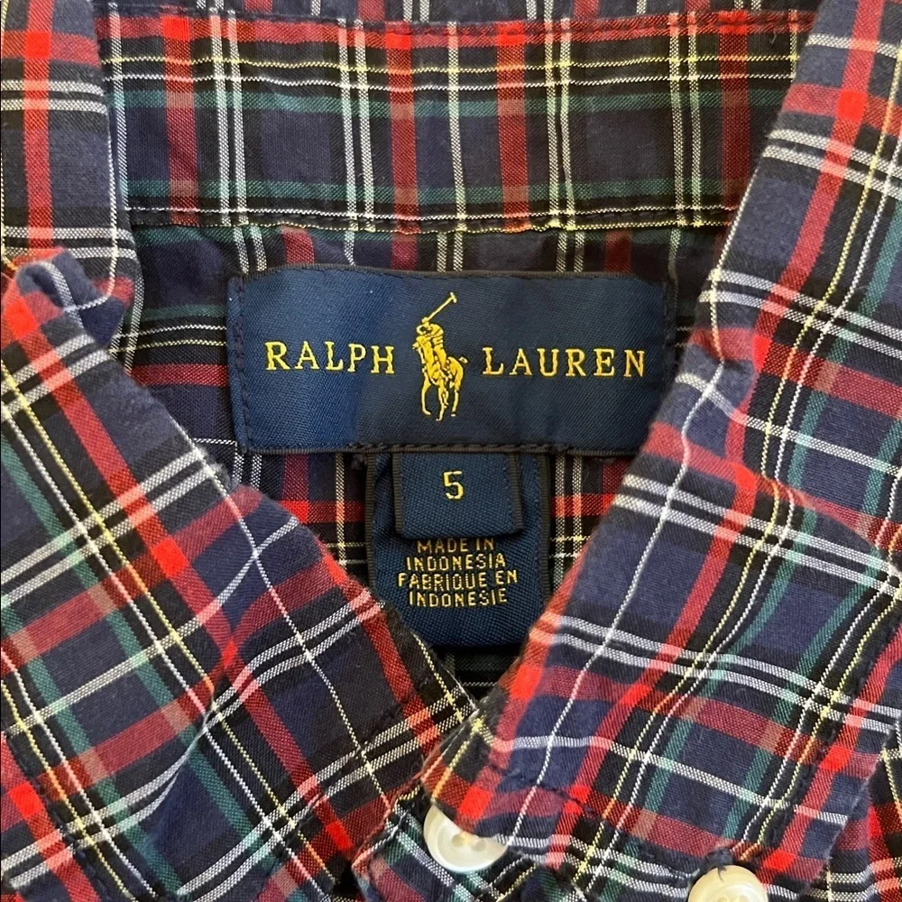 Ralph Lauren vibrant plaid